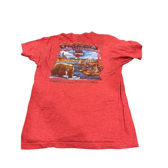 Harley Davidson Grizzly Missoula Montana Mens Small/Women’s Medium - Picture 2 of 5